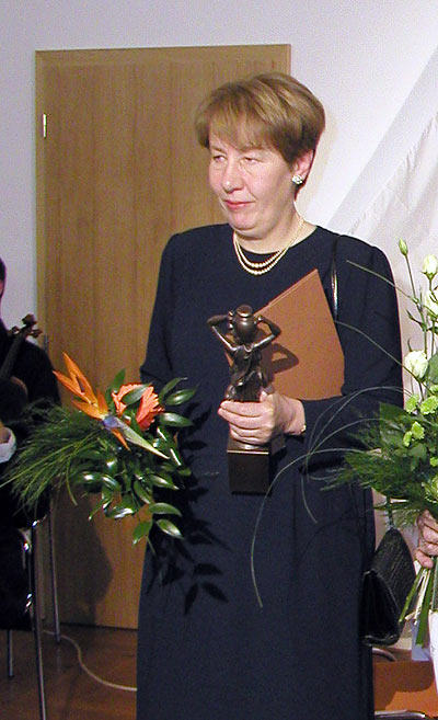 Arna Juračková – Cena města Blanska za kulturu 2006