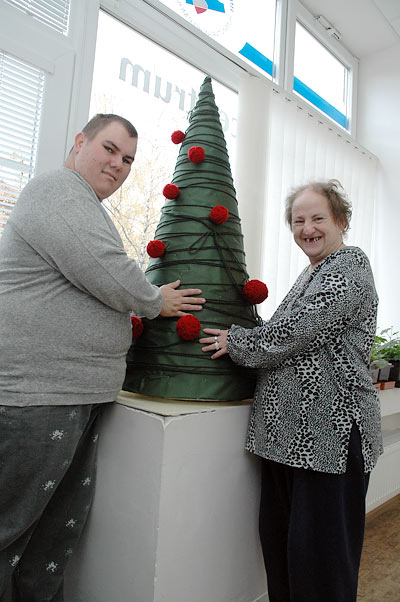 vánoční strom v Domově Olga