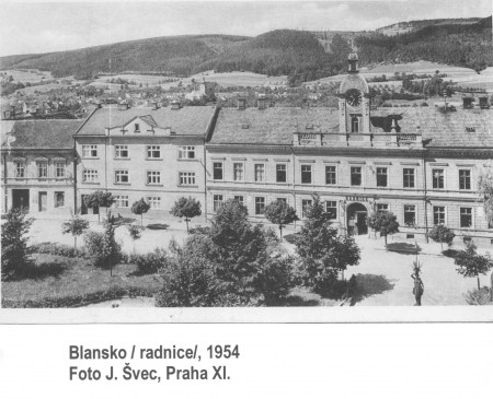 Budova radnice 1954