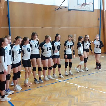 
                                Blanenské volejbalistky U16 zvítězily v obou zápasech. FOTO: Michal Souček
                                    