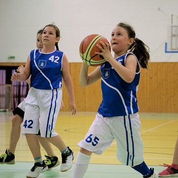 
                                Blanenské basketbalistky dvakrát přehrály Tišnov vysokým rozdílem. FOTO: archiv klubu
                                    