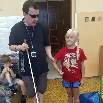  Děti se na příměstském táboře setkaly se světem nevidomých