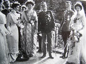 Svatba arcivévody Karla Habsburského.