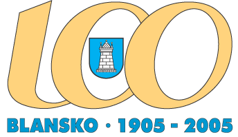 Hlavní logo oslav 100. výročí povýšení Blanska na město