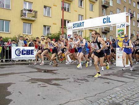 start Půlmaratonu Moravským krasem