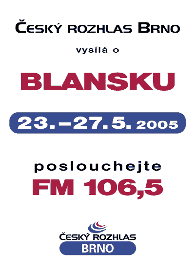 Český rozhlas Brno vysílá o Blansku