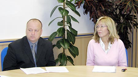 MUDr. Ilona Rybářová na tiskové konferenci
