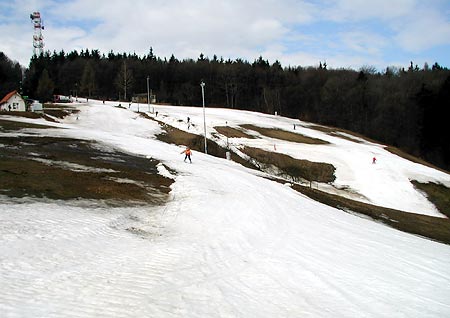 Hořice – lyžování na konci března