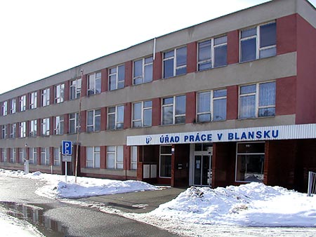 budova Úřadu práce v Blansku