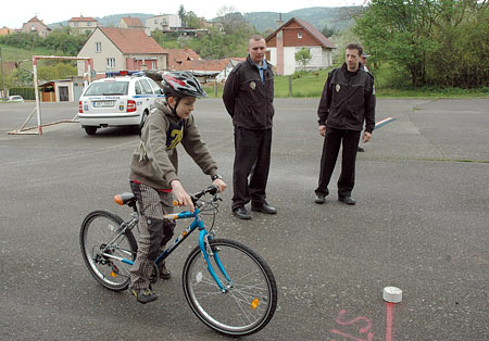 soutěž mladých cyklistů