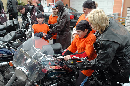 děti a motorky