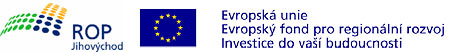 EU – evropský fond pro regionální rozvoj JV