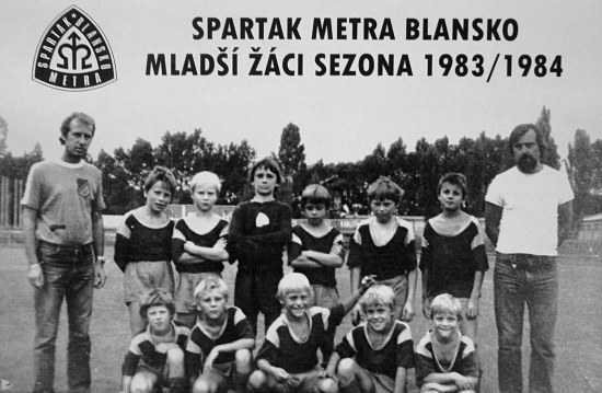 Jaromír Blažek jako žák ve Spartaku Metra Blansko