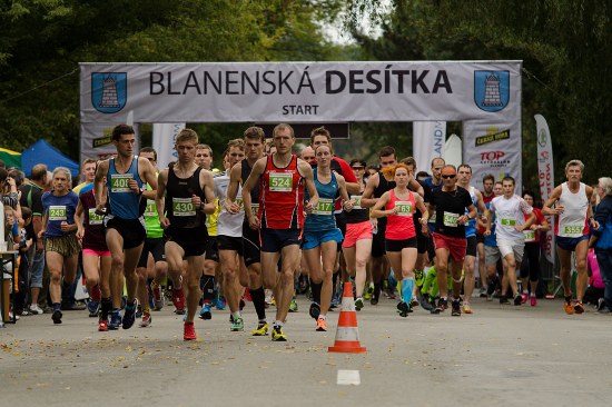 Start Blanenské desítky 2014