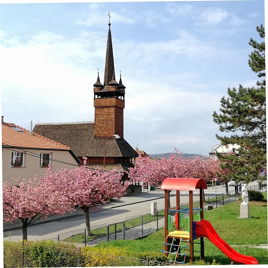dřevěný kostelík v Blansku