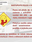 Ilustrační foto k článku: Koronavirus: Cestující IDS JMK musí mít od středy 18. března roušky. Městský úřad má novou otevírací dobu