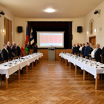 
                                Ustavující zasedání Zastupitelstva města Blanska se konalo v sále Katolického domu. FOTO: Michal Záboj
                                    