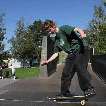 
                                Skateboardové a koloběžkové závody Street jam 2023 se v Blansku uskutečnily již po jednadvacáté. FOTO: archiv NZDM
                                    