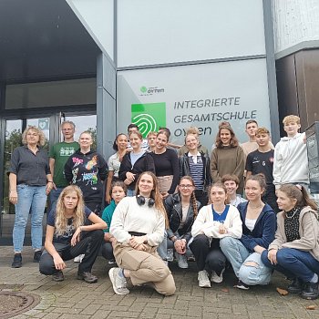 
                                Studenti blanenského gymnázia vyjeli na návštěvu partnerské školy v německém Oytenu. FOTO: archiv gymnázia
                                    