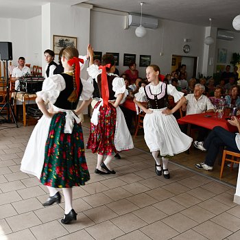 
                                V klubu důchodců návštěvníci zhlédli vystoupení folklorních souborů. FOTO: Michal Záboj
                                    