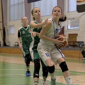 
                                Minižákyně U12 Basketbalového klubu Blansko vybojovaly postup na mistrovství ČR. FOTO: Martin Peřina
                                    