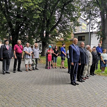 
                                V sobotu si lidé v Blansku připomněli 105. výročí bitvy u Zborova. FOTO: Leona Voráčová
                                    