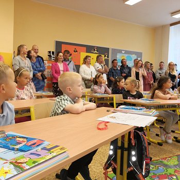 
                                První den nového školního roku v ZŠ Salmova. FOTO: Leona Voráčová
                                    