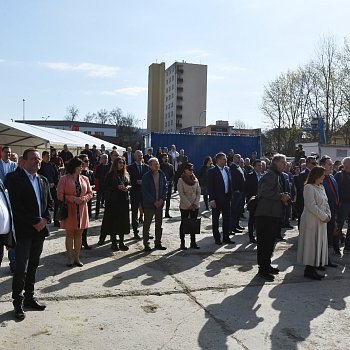 
                                Slavnostní otevření nového přemostění na Staré Blansko. FOTO: Michal Záboj
                                    
