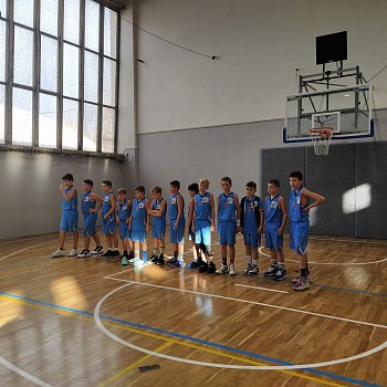 
                                Blanenští basketbalisté v sobotu odehráli 2.kolo turnaje NRT U12. FOTO: archiv pořadatele
                                    