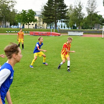 
                                Deset družstev se v sobotu utkalo na 3. ročníku mezinárodního fotbalové turnaje mladších žáků, který se konal na hřišti ASK na Sportovním ostrově. FOTO: Michal Záboj
                                    