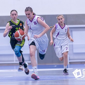 
                                Basketbalistky BK Blansko U13 na turnaji vybojovaly třetí místo. FOTO: archiv klubu
                                    