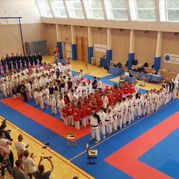 
                                Blanenští karatisté závodili na Mistrovství Jihomoravského kraje v karate JSK ČSKe. FOTO: archiv klubu
                                    