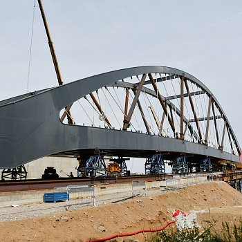 
                                Nová mostní konstrukce. FOTO: Michal Záboj
                                    