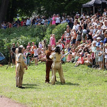 
                                 V sobotu 4. června se v zámeckém parku konal Dětský den 2022. FOTO: Lucie Svobodová
                                    