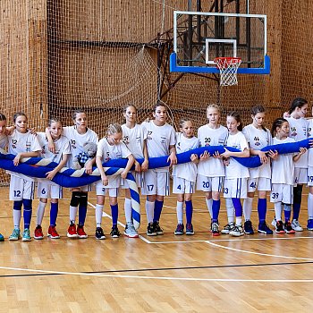 
                                Blanenské basketbalistky na mistrovství vybojovaly sedmé místo. FOTO: archiv klubu
                                    
