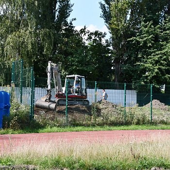 
                                Rekonstrukce atletického stadionu Mlýnská. FOTO: Michal Záboj
                                    
