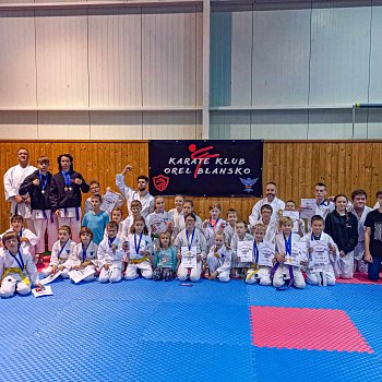 
                                Karate Klub Orel Blansko v sobotu hostil Mezioddílové závody 2023. FOTO: archiv pořadatele
                                    