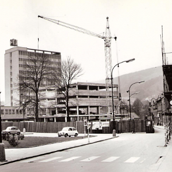
                                Výstavba obchodního centra Blansko. FOTO archiv Pavla Svobody
                                    