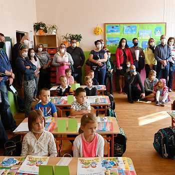 
                                Nový školní rok začal ve škole TGM ve středu 8. září. FOTO: Michal Záboj
                                    