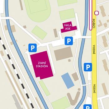 
                                Mapa zázemí a parkovišť. ZDROJ: Blanenská desítka
                                    