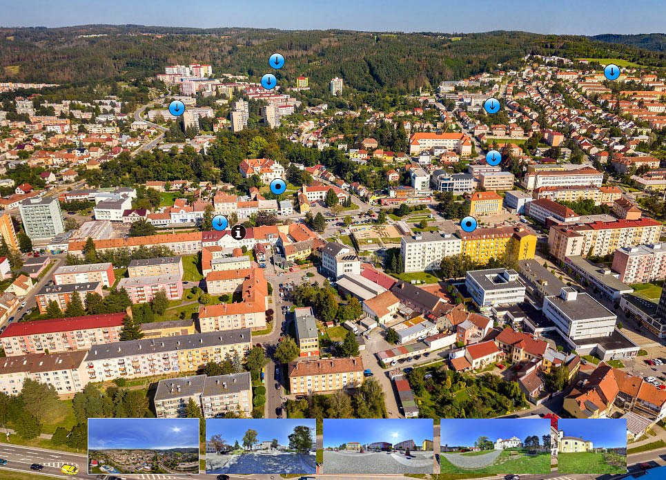 virtuální prohlídka města Blanska