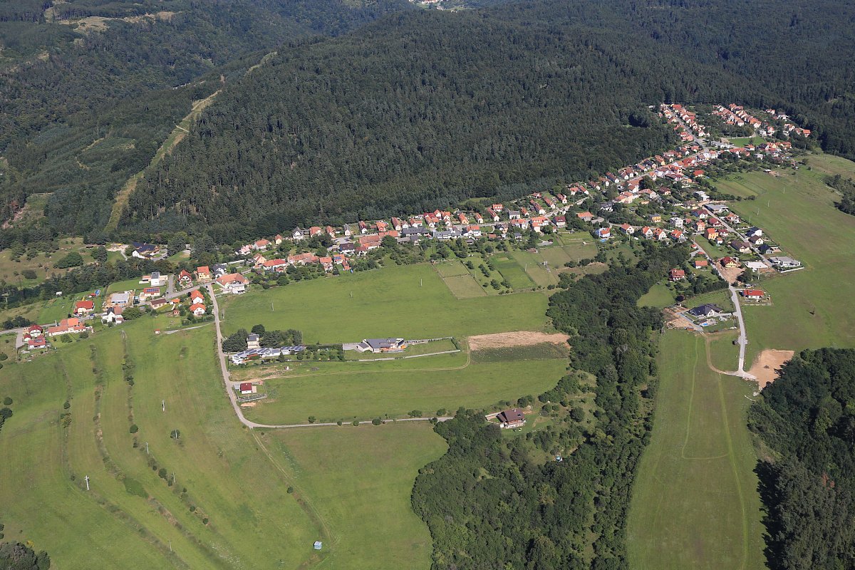 letecký snímek Klepačova